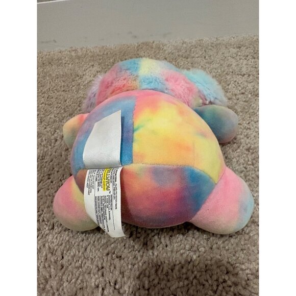 Squishmallows 8”  Zaylee Big Foot Rainbow‎ Tie Dye Plush - Picture 3 of 5